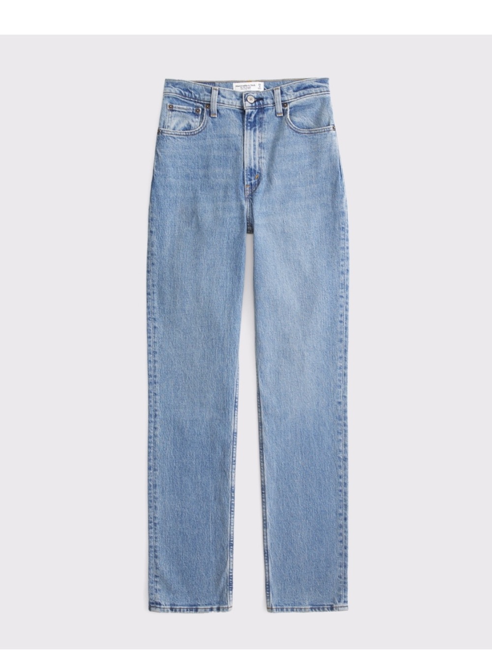 Abercrombie & Fitch Medium Wash Straight Leg Jeans